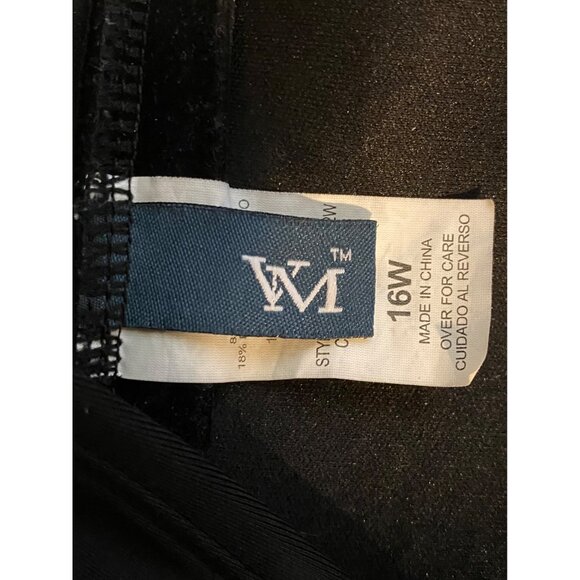 VM Women's 16W Black Halter Swim Dress Ruffle Hem Detail Beach Vacation Summer - Picture 3 of 15